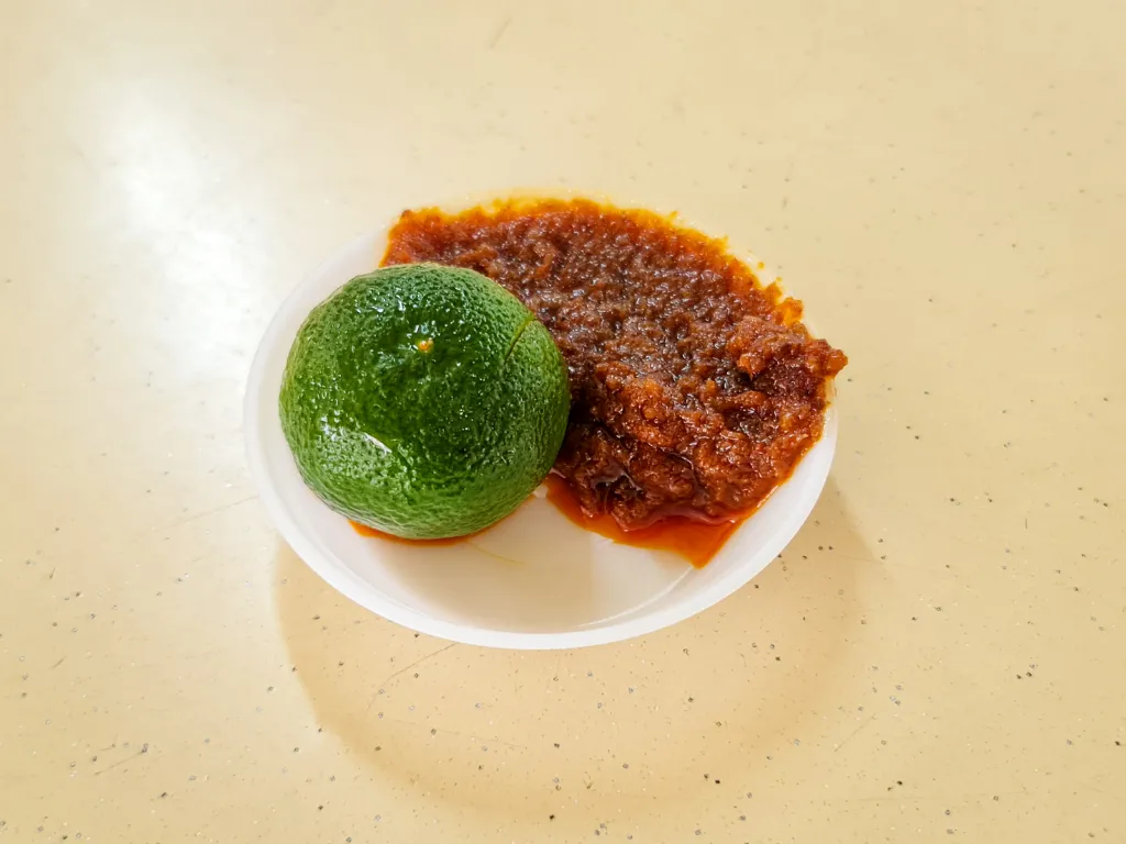 Sarawak Kolo Mee. Laksa - Lime and Belacan